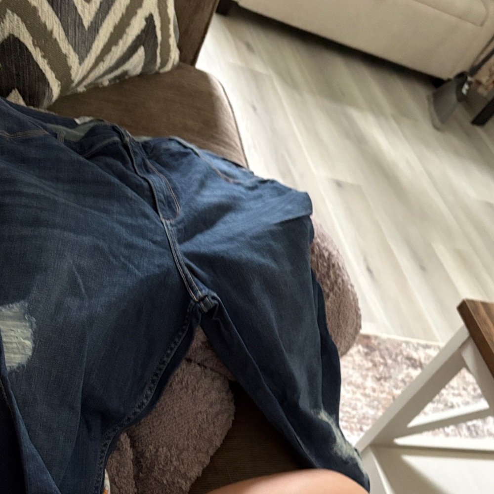 Hollister Dark Blue High-Rise Jeans
